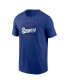 Фото #3 товара Men's Royal Texas Rangers Home Team Athletic Arch T-Shirt