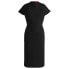 Фото #1 товара HUGO Kalimera short sleeve midi dress