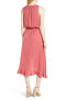 Фото #2 товара Vince Camuto 154231 Women's Cinched Waist Rumple Satin Midi Dress Size XS