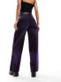 Фото #2 товара COLLUSION x015 low rise super baggy jeans in purple tint