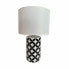 Фото #1 товара Настольная лампа Versa Niu Cruzado Белый Керамика 20 x 38 cm
