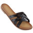 Фото #1 товара Sergio Leone W SK447A black Roman flip-flops