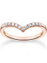 Фото #1 товара Thomas Sabo Ladies Ring TR2394-416-14-56 V-shape size 56