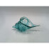 Decorative Figure Romimex Blue Glass Snail 22 x 10 x 12 cm