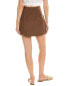 Onia Air Linen-Blend Mini Wrap Skirt Women's L - фото #2