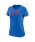 Women's Blue Barcelona Swoosh T-shirt