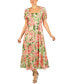 Фото #1 товара Платье средней длины женское Julia Jordan Printed Short-Sleeve