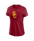 Фото #2 товара Women's Cardinal USC Trojans Primetime Evergreen Logo T-Shirt