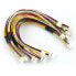 Фото #1 товара Электроника SeeedStudio ACC53059P Grove - набор из 5 женских кабелей 4-pin - 2мм/20см для I2C разветвителей