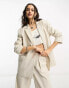 Фото #1 товара Reclaimed Vintage – Blazer mit maskulinem Schnitt in Steinbeige