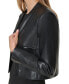 Фото #4 товара Women's Faux-Leather Shrug