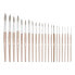 Фото #2 товара Кисть для рисования с короткой деревянной ручкой MILAN Polybag 12 Round School Paintbrushes Series 101 Nº 4