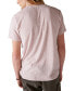 ფოტო #2 პროდუქტის Men's Linen Short Sleeves Henley T-shirt
