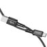 Фото #3 товара Kabel przewód w oplocie USB - USB-C 3A 1.2m czarny
