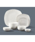 Фото #10 товара Inspiration by Denmark Soft Square 42 Pc. Dinnerware Set, Service for 6