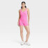 Фото #1 товара Women's Seamless Short Active Bodysuit - JoyLab Pink XL