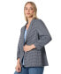 Фото #3 товара Women's Open-Front Ruched-Sleeve Jacket