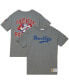 Фото #2 товара Men's Jackie Robinson Gray Brooklyn Dodgers Cooperstown Collection Legends T-shirt