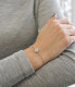 Silver bracelet with Swarovski crystal 33117.1