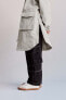 Фото #2 товара Теплое детское пальто ZARA "Long" с карманами
