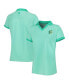 Фото #4 товара Women's Mint WM Phoenix Open End on End Lisle ProDry V-Neck Golf Polo Shirt