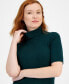 Фото #3 товара Women's Half-Sleeve Turtleneck Sweater