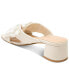 ფოტო #7 პროდუქტის Women's Debra Bow Slip-On Dress Sandals