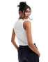 Фото #2 товара ONLY textured tank top in white