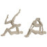 Фото #1 товара Декоративная фигура для дома Home ESPRIT Белая Yoga 29 x 8 x 30 см (2 штуки)