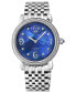 Women's Ravenna Swiss Quartz Silver-Tone Stainless Steel Watch 37mm