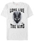 Фото #1 товара Marvel Men's Black Panther Long Live The King of Wakanda Short Sleeve T-Shirt