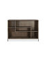 Finch 42" Wood and Metal Accent Bookcase