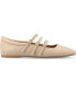 ფოტო #2 პროდუქტის Women's Darlin Tru Comfort Foam Multi Strap Square Toe Flats