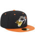 Фото #3 товара Men's Black West Michigan Whitecaps Theme Nights Beer City Bung Hammers 59FIFTY Fitted Hat