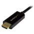 Фото #12 товара StarTech.com 16ft (5m) DisplayPort to HDMI Cable - 4K 30Hz - DisplayPort to HDMI Adapter Cable - DP 1.2 to HDMI Monitor Cable Converter - Latching DP Connector - Passive DP to HDMI Cord - 5 m - DisplayPort - HDMI - Male - Male - Straight