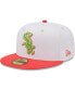 Фото #4 товара Men's White, Coral Chicago White Sox 2003 MLB All-Star Game Strawberry Lolli 59FIFTY Fitted Hat