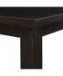 Фото #9 товара Rustic Wooden Counter Height Dining Table For Small Places, Espresso
