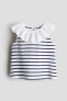 White/Blue Striped