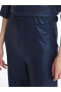 Фото #8 товара LCWAIKIKI Classic Beli Lastikli Düz Geniş Paça Kadın Metalik Pantolon