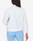 ფოტო #2 პროდუქტის Women's Hyannisport Long Sleeve Fringe Detail Jacket