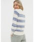 Women's Denim Ombre Stripe Sweater
