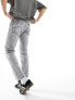 Фото #9 товара Lee Rider slim fit jeans in grey acid wash
