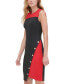 ფოტო #3 პროდუქტის Petite Embellished Sleeveless Sheath Dress