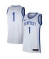 Фото #1 товара Men's #1 White, Royal Kentucky Wildcats Replica Jersey