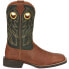 Фото #1 товара Justin Boots Bowline 11" Square Toe Cowboy Mens Black, Brown Casual Boots SE752