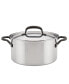 5-Ply Clad Stainless Steel 6 Quart Induction Stockpot with Lid