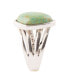 ფოტო #3 პროდუქტის Classy Genuine Turquoise and Sterling Silver Abstract Ring