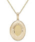 Фото #1 товара Macy's engraved Oval Locket in 14k Gold