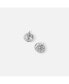 ფოტო #1 პროდუქტის Filigree Stud Earrings Silver