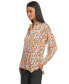 Фото #6 товара Women's Abstract-Print Oversized Shirt